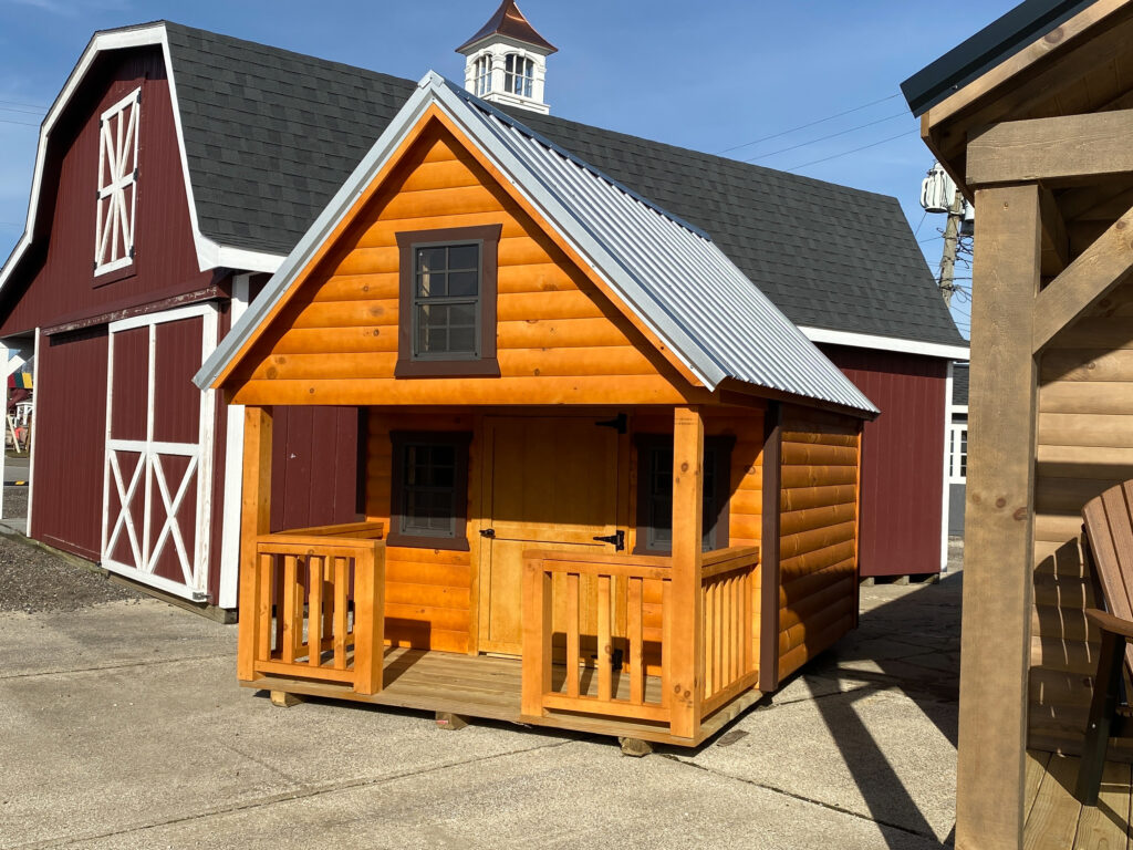 8x12 Adventure Log Playhouse Cabin 1