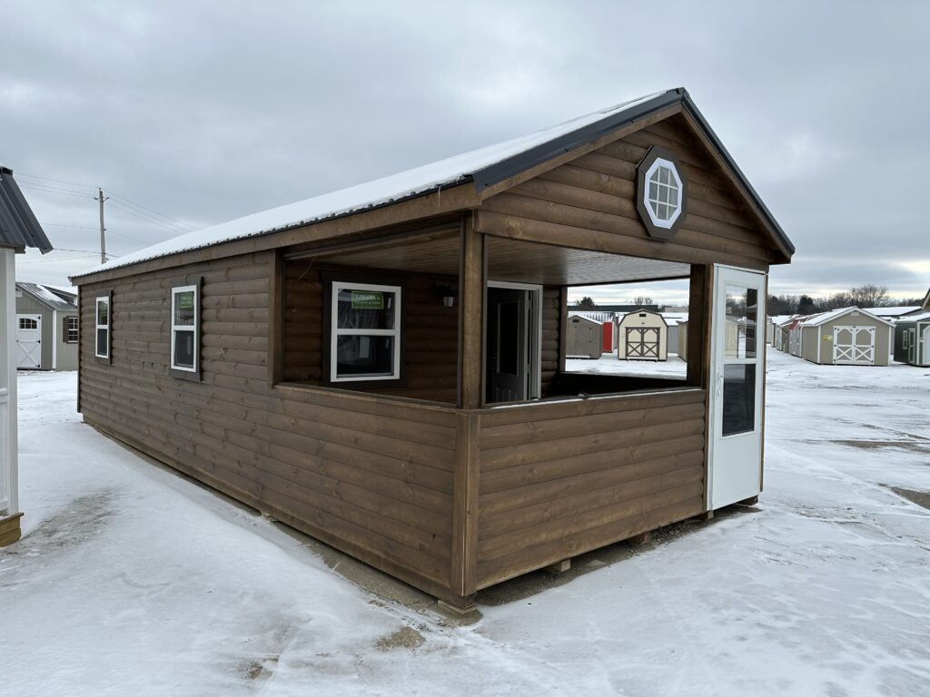 12x32 lofted barn cabin finished