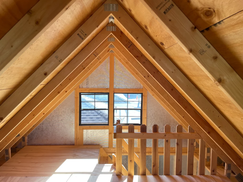 a frame log cabin for sale