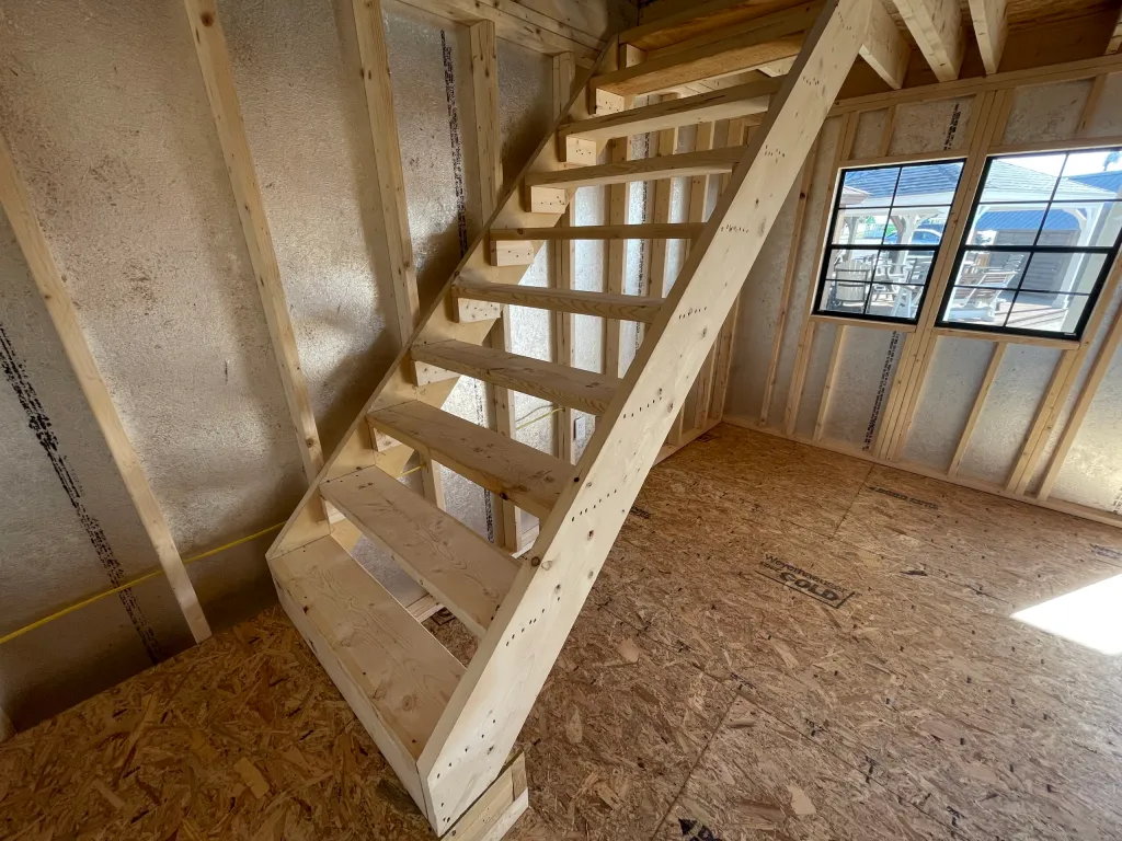 prefab cabin staircase
