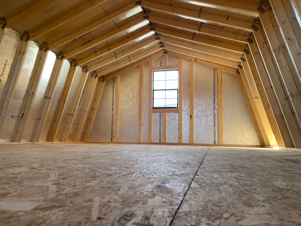 two story prefab cabin interior loft